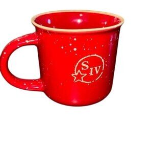 Red SIV Campfire Mug 12 Oz Ceramic Cup Made In China
